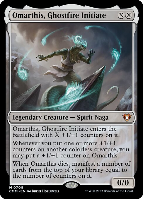 Omarthis, Ghostfire Initiate (Foil) - CMM - 708
