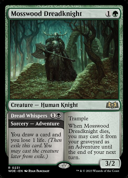Mosswood Dreadknight - WOE - 231