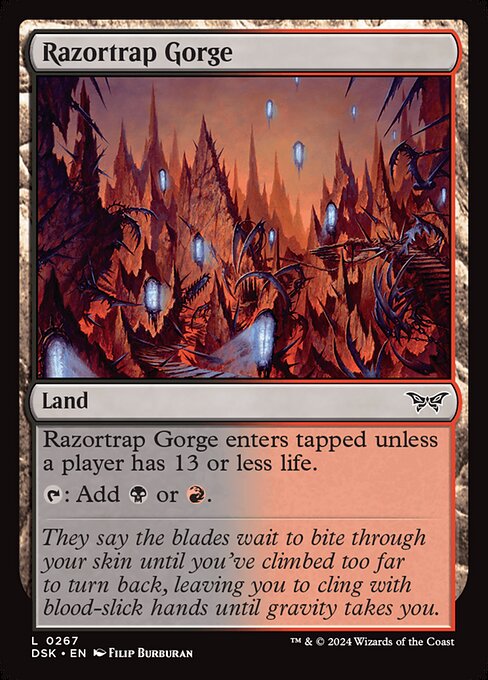Razortrap Gorge (Foil) - DSK - 267