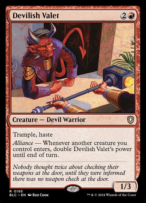 Devilish Valet - BLC - 195