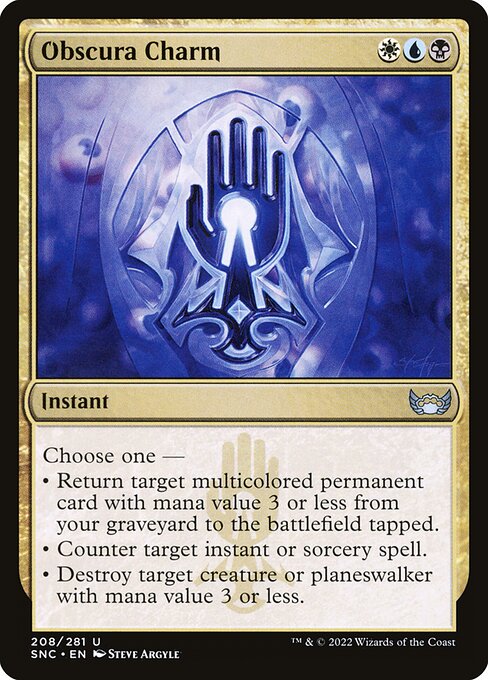 Obscura Charm (Foil) - SNC - 208