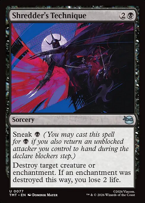 Shredder's Technique (Foil) - TMT - 77