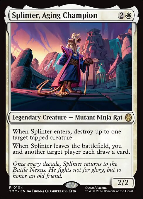Splinter, Aging Champion - TMC - 104