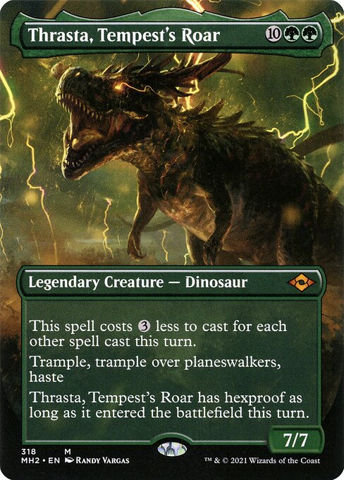 Thrasta, Tempest's Roar (Borderless) - MH2 - 318