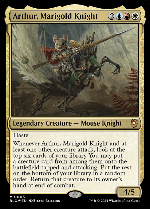 Arthur, Marigold Knight (Foil) - BLC - 5