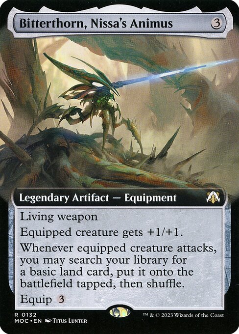 Bitterthorn, Nissa's Animus (Extended Art) - MOC - 132