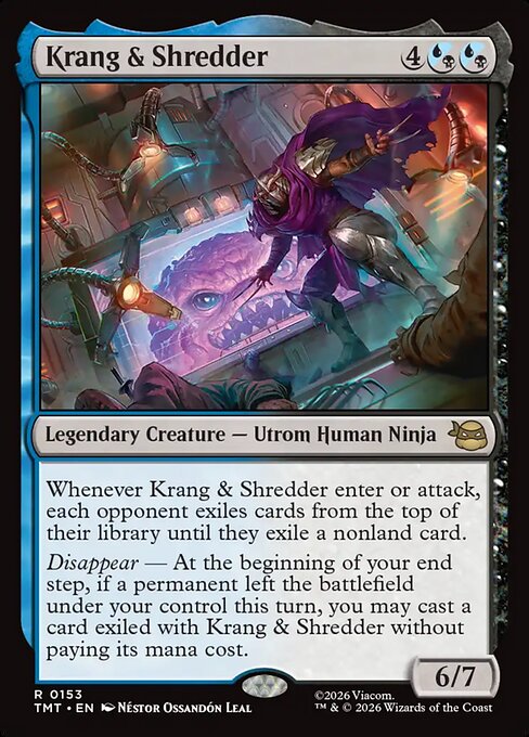 Krang & Shredder (Foil) - TMT - 153
