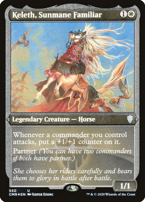 Keleth, Sunmane Familiar (Foil Etched) - CMR - 550