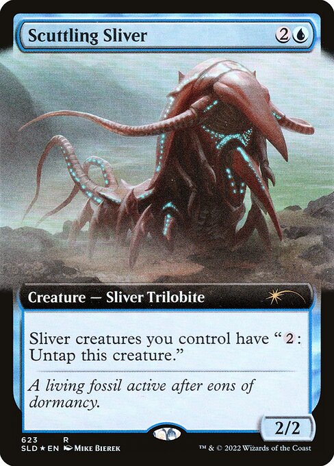 Scuttling Sliver (Extended Art) (Foil) - SLD - 623