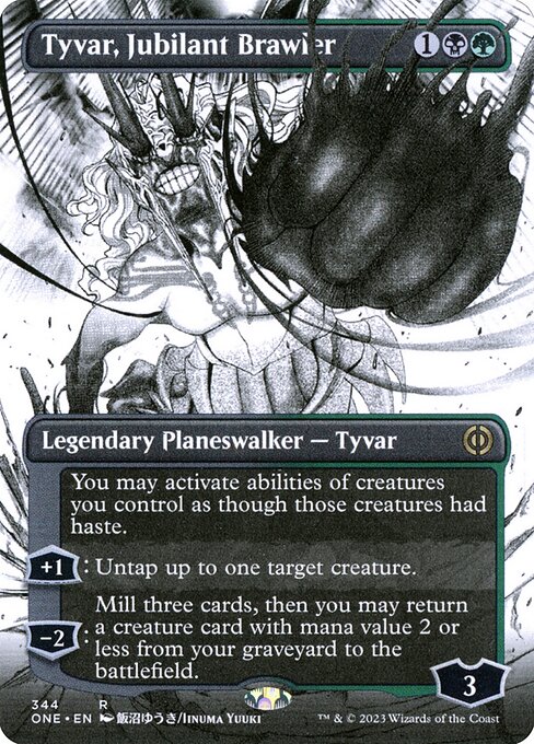 Tyvar, Jubilant Brawler (Borderless) - ONE - 344
