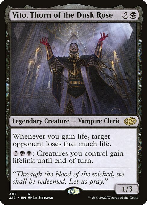 Vito, Thorn of the Dusk Rose - J22 - 487