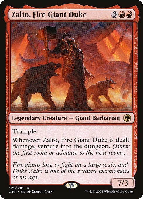 Zalto, Fire Giant Duke (Foil) - AFR - 171
