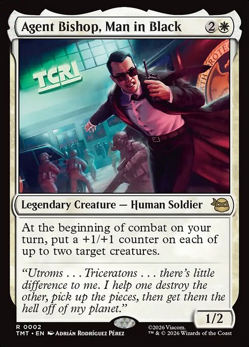 Agent Bishop, Man in Black (Foil) - TMT - 2