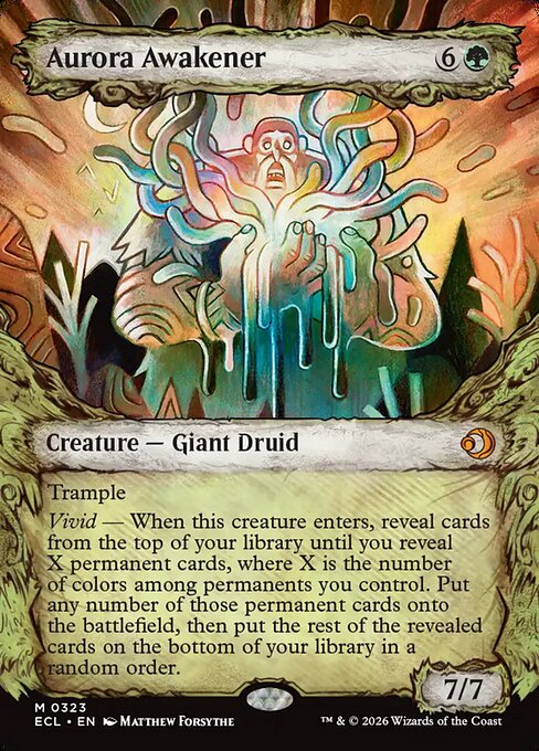 Aurora Awakener (Showcase) (Foil) - ECL - 323