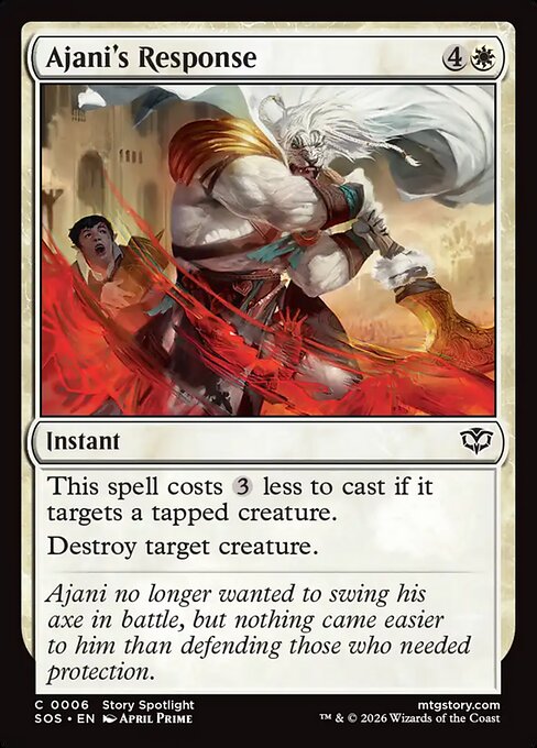 Ajani's Response - SOS - 6