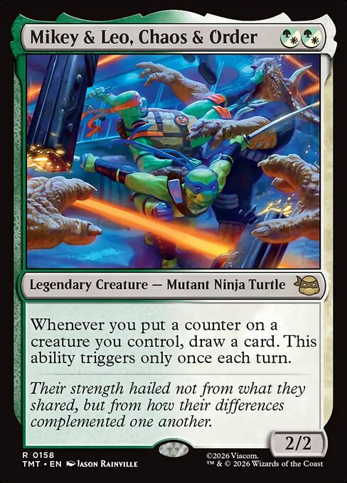 Mikey & Leo, Chaos & Order - TMT - 158