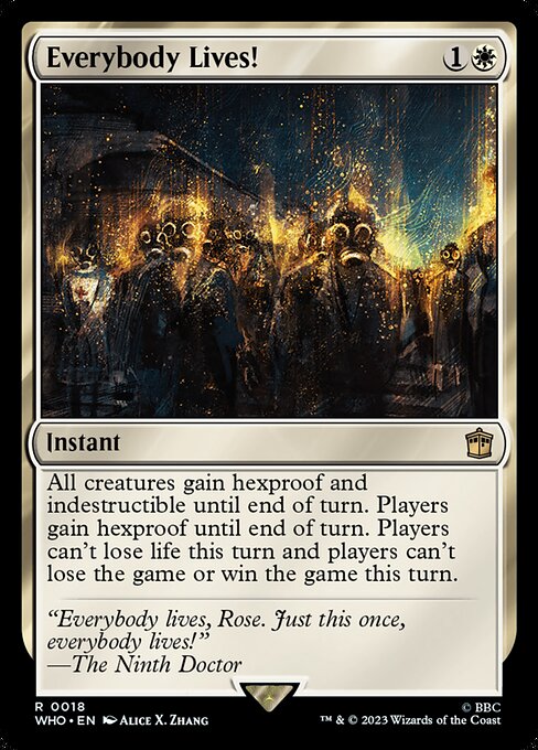 Everybody Lives! - WHO - 18