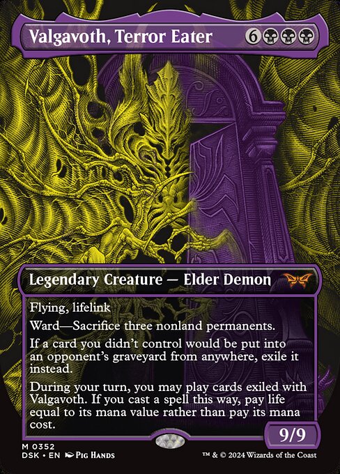 Valgavoth, Terror Eater (Showcase) (Foil) - DSK - 352