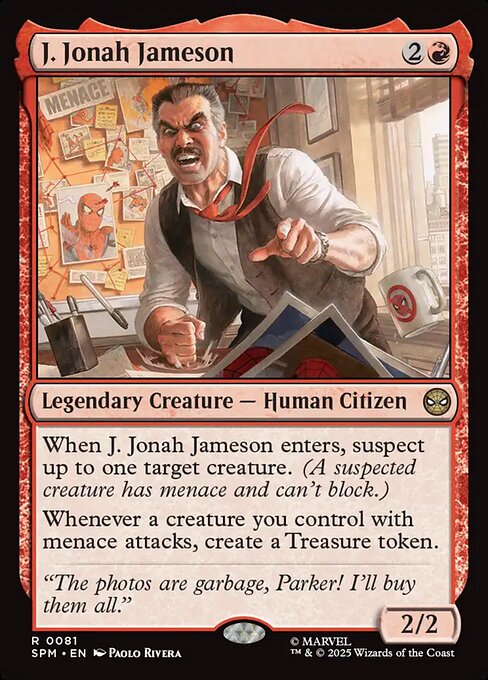 J. Jonah Jameson (Foil) - SPM - 81