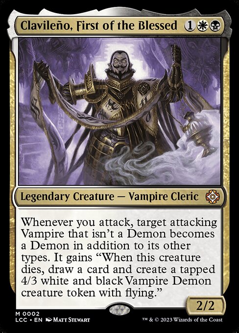 Clavileno, First of the Blessed (Foil) - LCC - 2