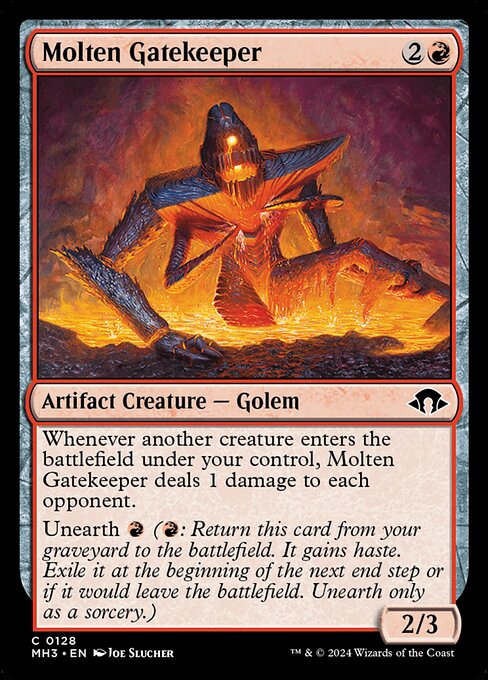 Molten Gatekeeper (Foil) - MH3 - 128