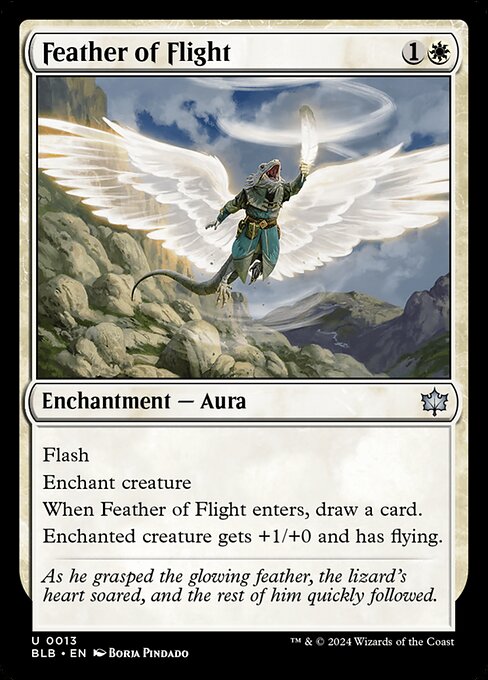 Feather of Flight (Foil) - BLB - 13
