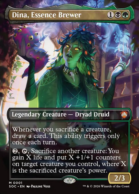 Dina, Essence Brewer (Borderless) (Foil) - SOC - 1