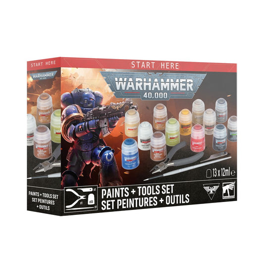 Warhammer 40,000: Paint + Tools Set