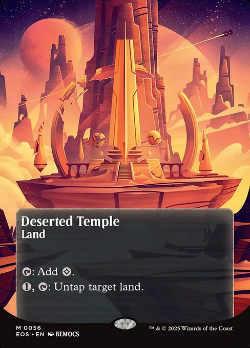 Deserted Temple (0056) (Borderless) (Foil) - EOS - 56