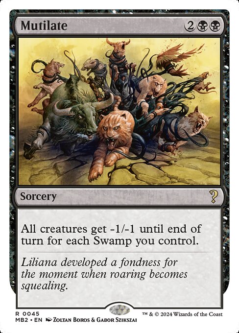 Mutilate (White Border) - MB2 - 45