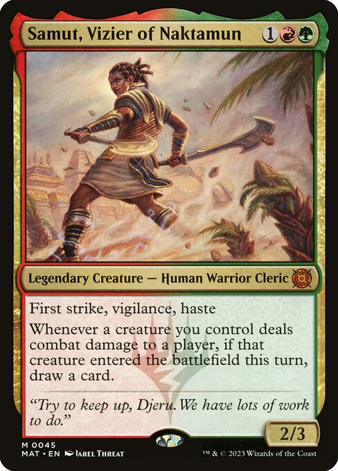 Samut, Vizier of Naktamun - MAT - 45