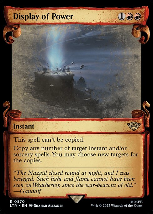Display of Power (Showcase Scrolls) - LTR - 570