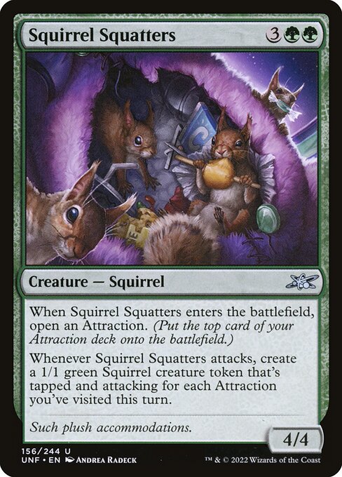 Squirrel Squatters (Foil) - UNF - 156