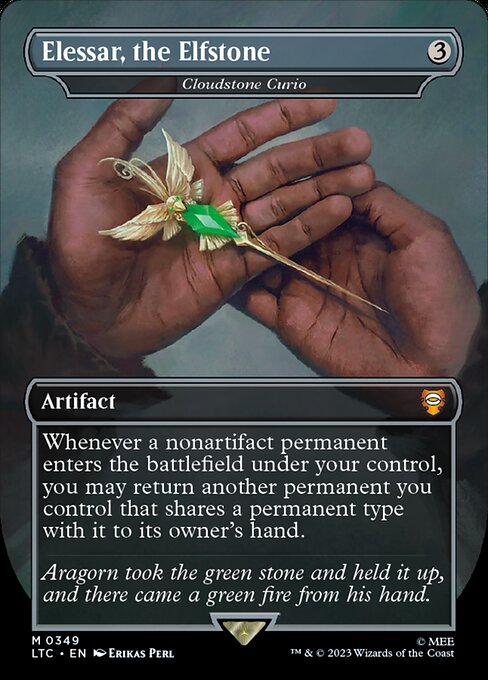Elessar, the Elfstone - Cloudstone Curio - LTC - 349