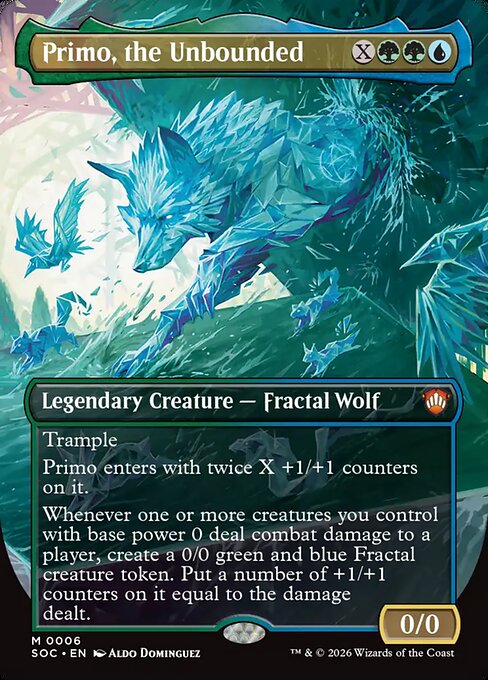 Primo, the Unbounded (Borderless) (Foil) - SOC - 6