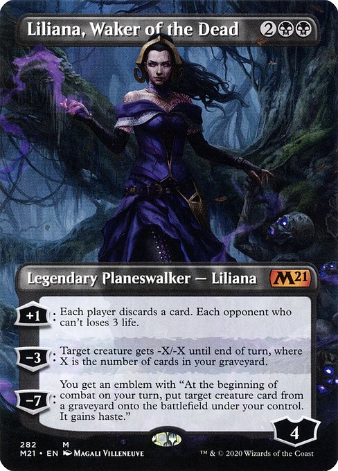 Liliana, Waker of the Dead (Borderless) - M21 - 282