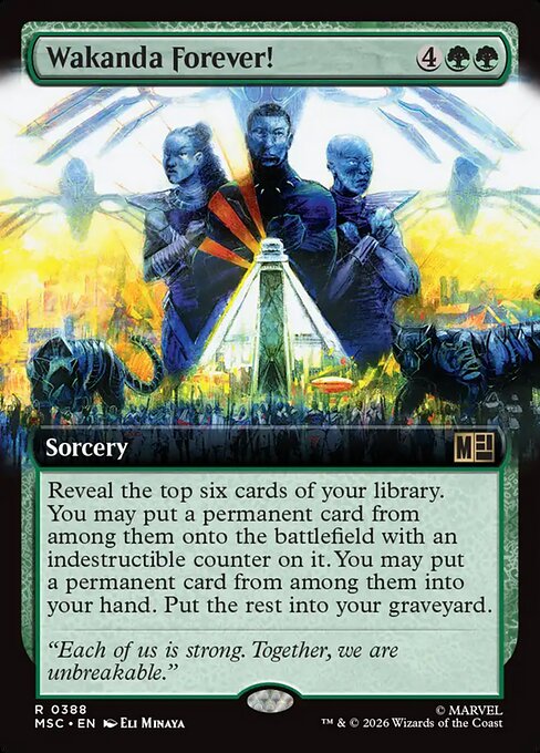 Wakanda Forever! (Extended Art) - MSC - 388