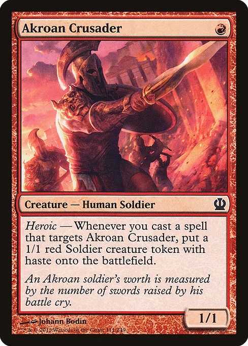 Akroan Crusader (Foil) - THS - 111