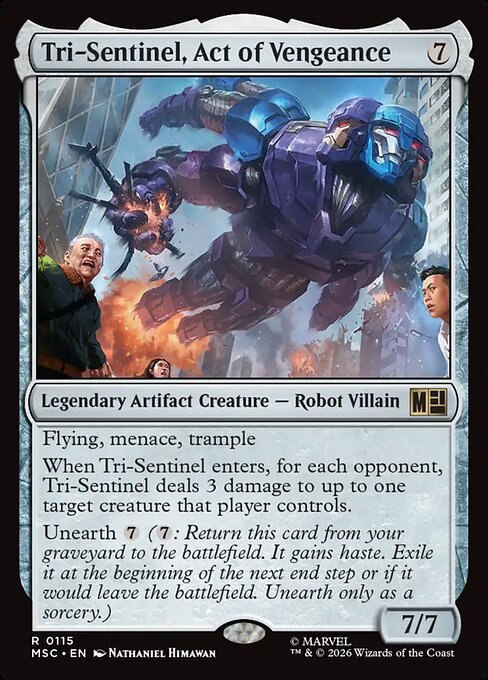 Tri-Sentinel, Act of Vengeance - MSC - 115