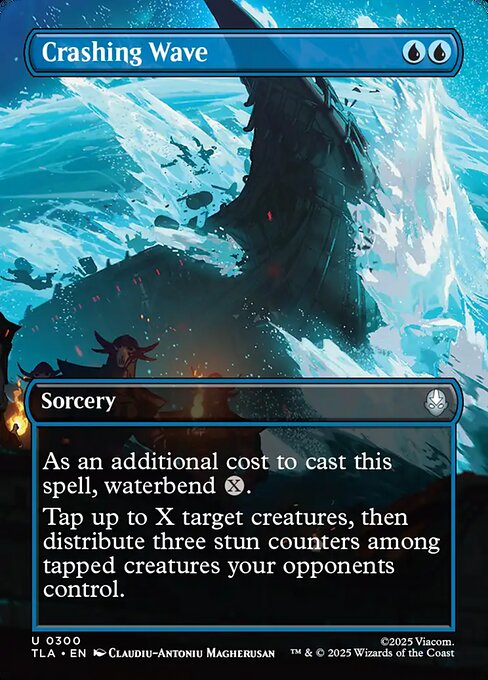 Crashing Wave (Borderless) (Foil) - TLA - 300