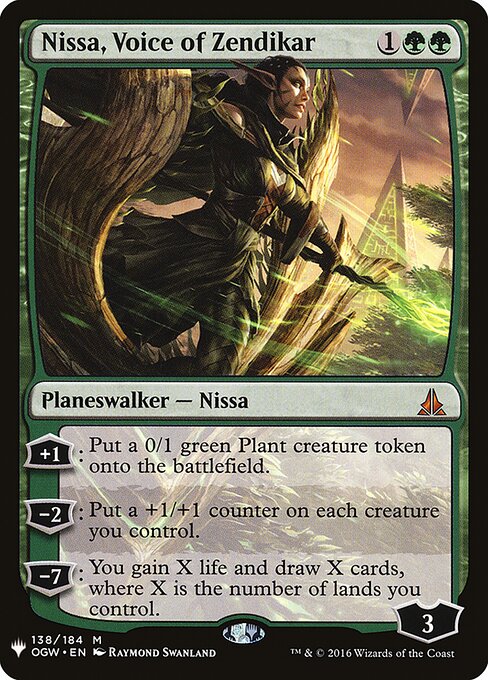 Nissa, Voice of Zendikar - PLST - OGW-138