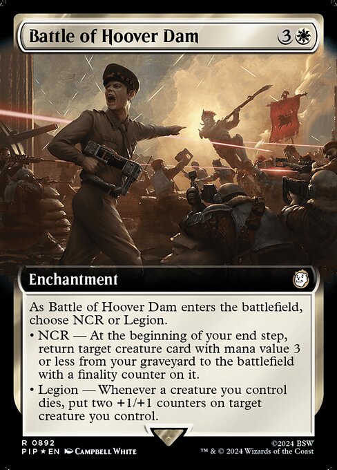 Battle of Hoover Dam (Extended Art) (Surge Foil) - PIP - 892