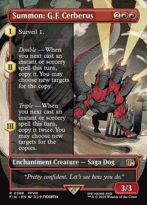 Summon: G.F. Cerberus (Borderless) - FIN - 368