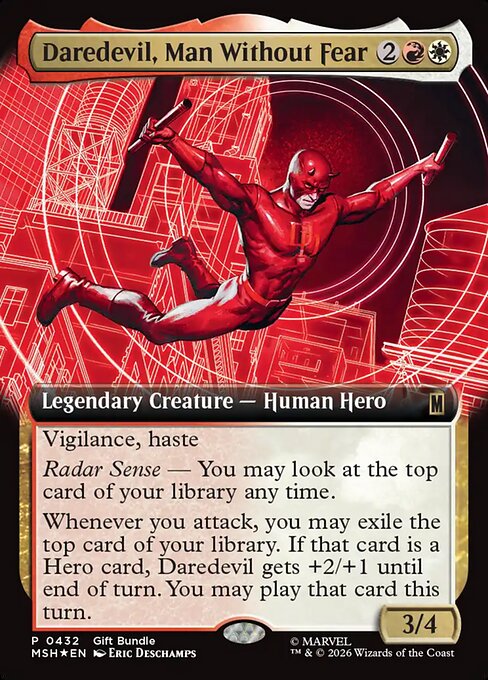 Daredevil, Man Without Fear (Extended Art) (Foil) - MSH - 432