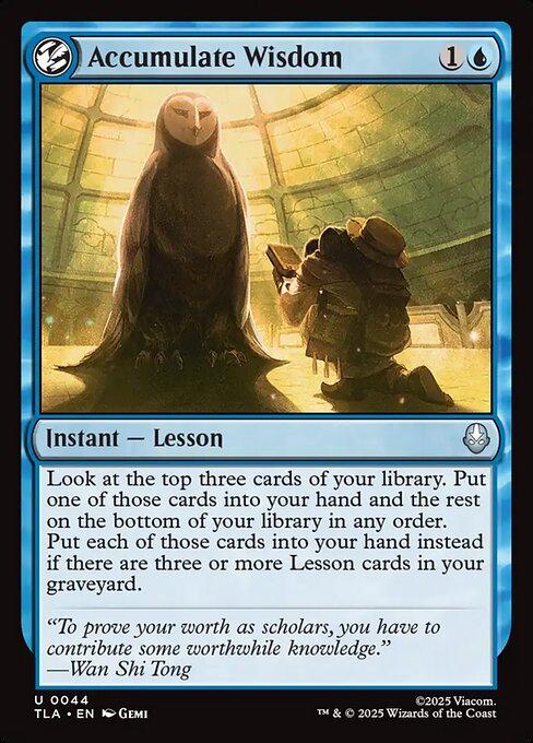 Accumulate Wisdom - TLA - 44