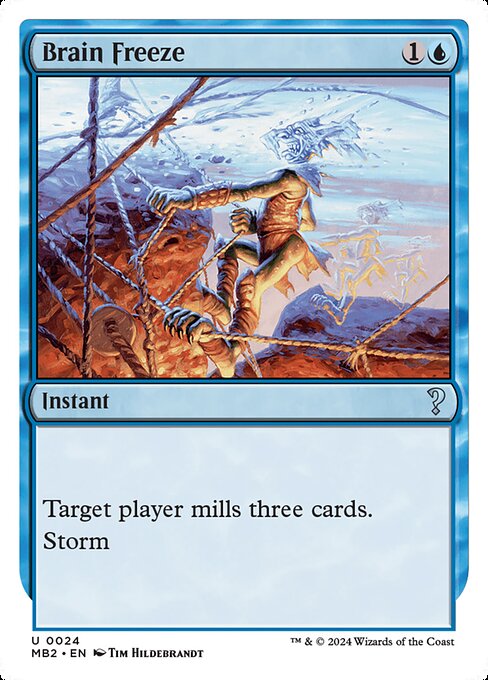 Brain Freeze (White Border) - MB2 - 24