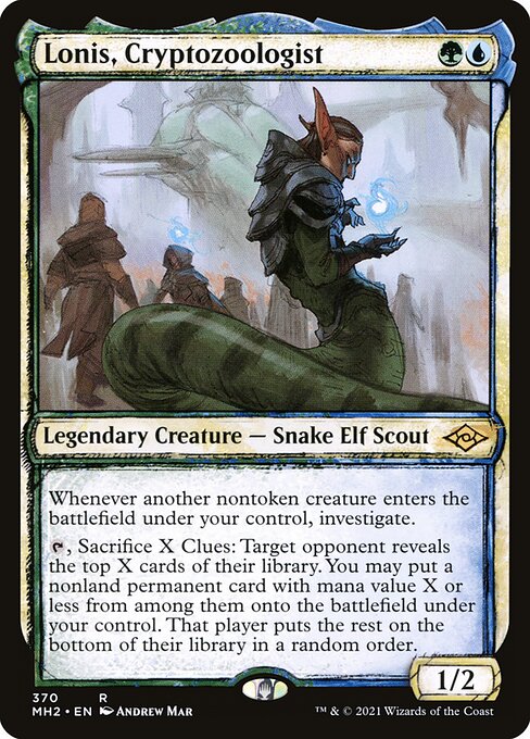 Lonis, Cryptozoologist (Showcase) (Foil) - MH2 - 370