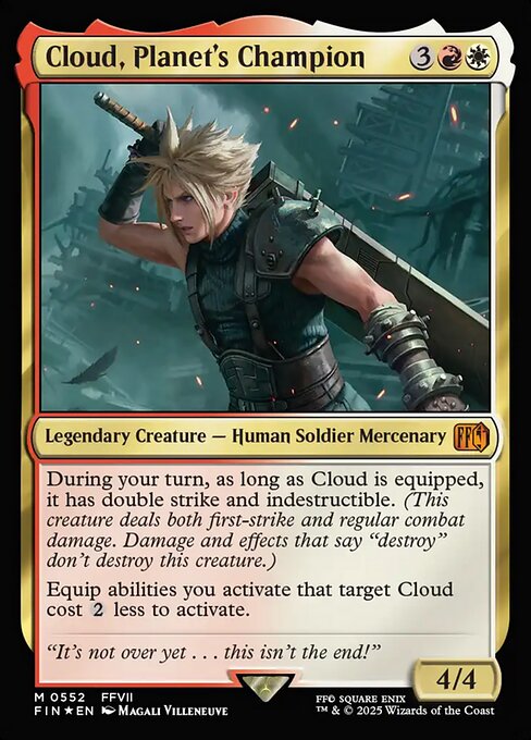 Cloud, Planet's Champion (Foil) - FIN - 552
