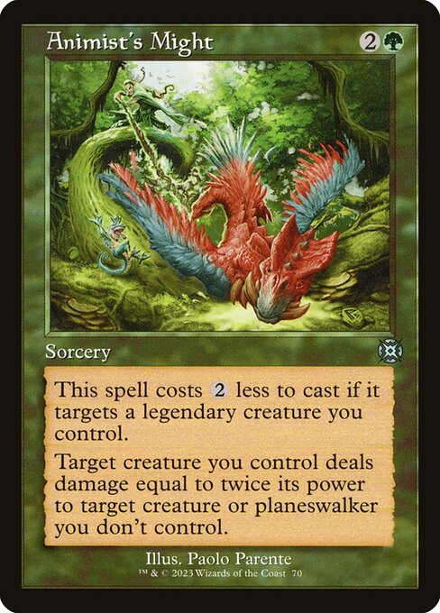Animist's Might (Retro Frame) - MAT - 70