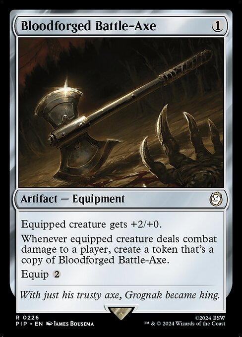 Bloodforged Battle-Axe - PIP - 226